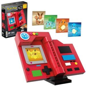 MEGA BLOKS - Pokemon: Kanto Region Pokedex, 322 Piece Building Toy Set